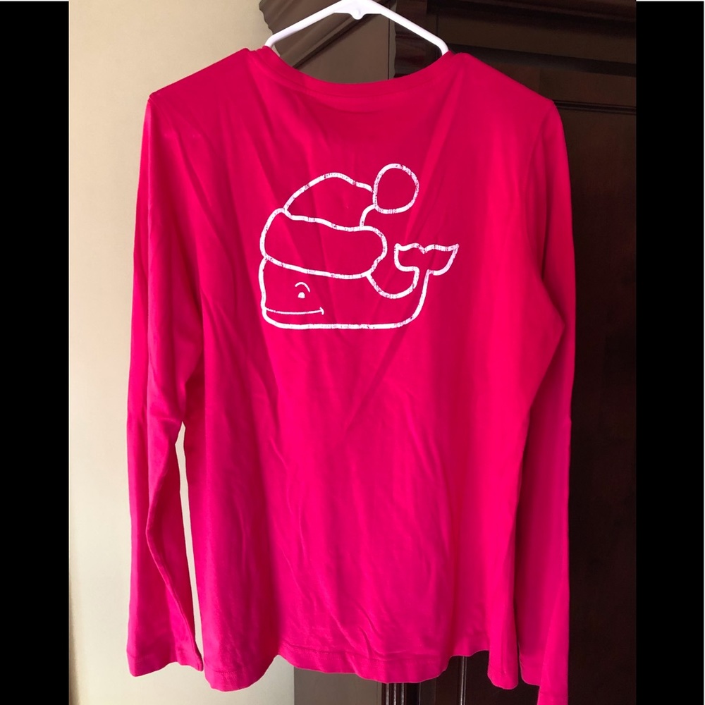 Vineyard Vines Pink Long Sleeve Tee